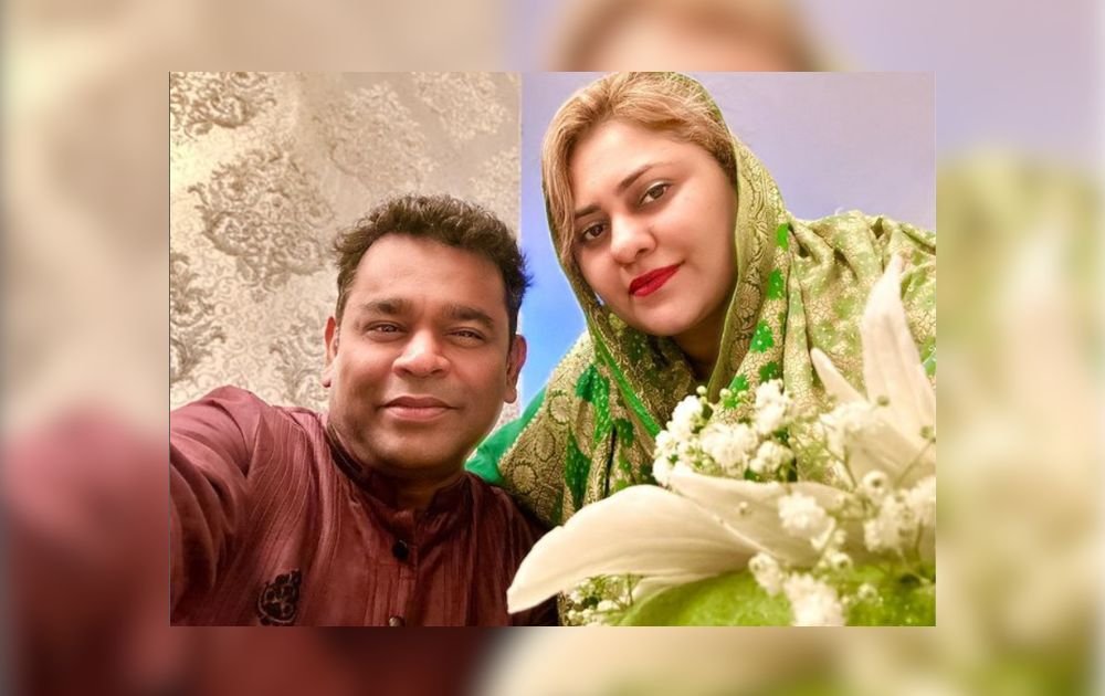 AR Rahman and Saira Banu