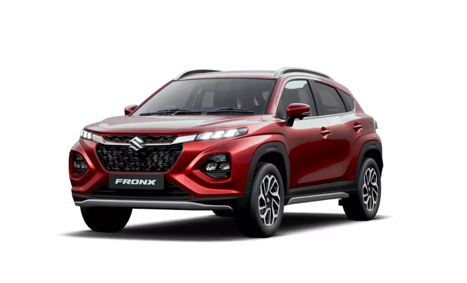 Maruti Suzuki Fronx का बोल्ड फ्रंट लुक, LED DRLs और ग्रिल के साथ