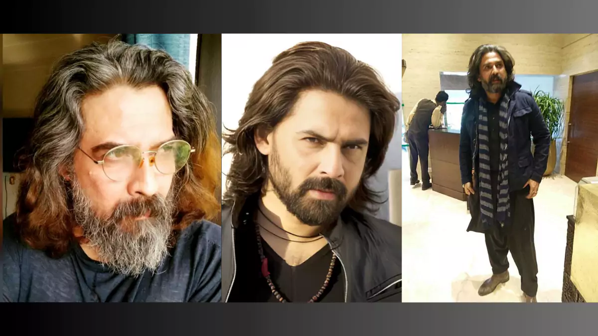 Portrait of Mukul Dev, renowned Bollywood and television actor