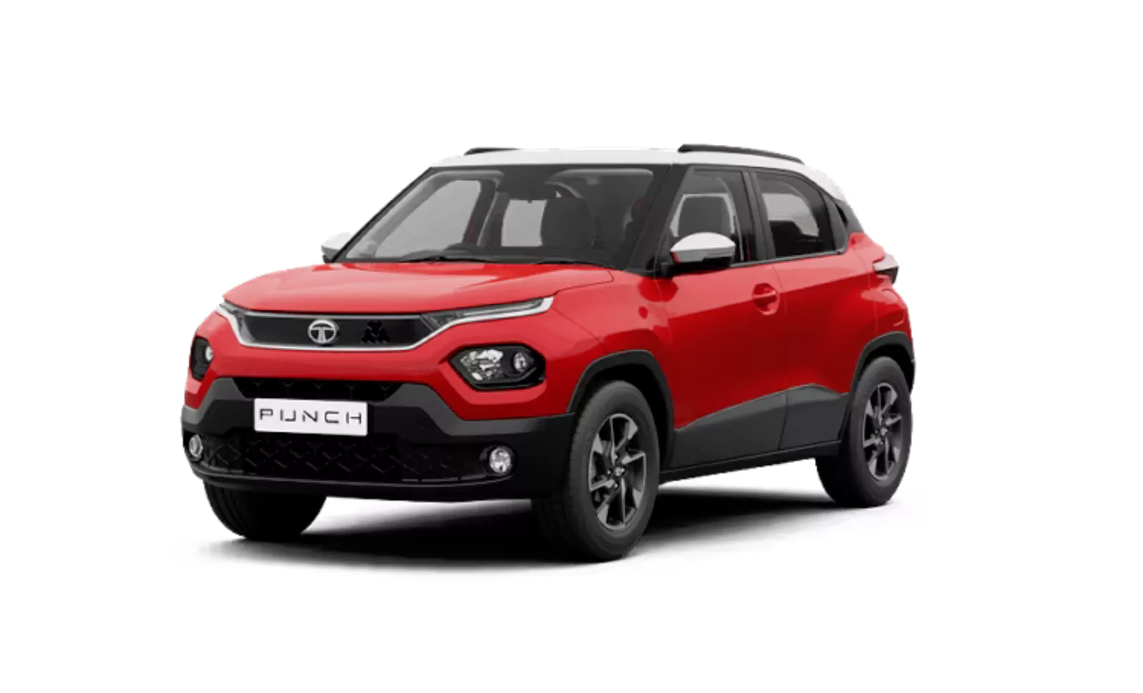 Tata Punch का स्टाइलिश फ्रंट लुक LED DRLs और मस्कुलर डिजाइन के साथ