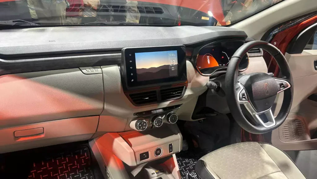 Renault Triber Facelift 2025 Dashboard