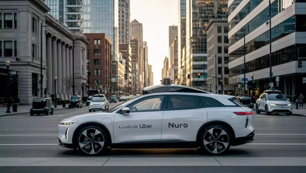Uber Robotaxi on Indian roads, transforming transport, driver impact, Lucid-Nuro deal, future tech revolution