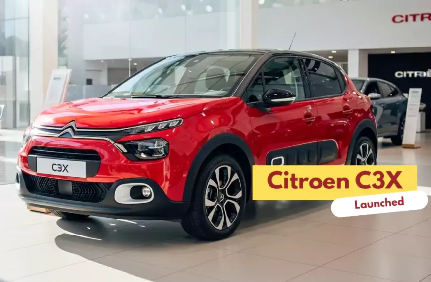 Citroen C3X in showroom