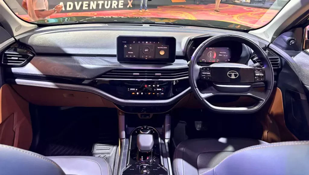 Tata Harrier Adventure X dashboard